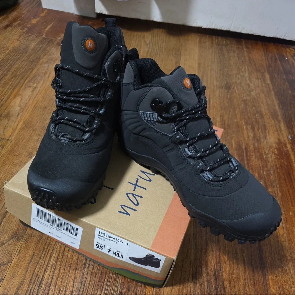 XPETI Thermator 6 Boots Women's Sz 9.5 High-Top Waterproof Outdoor Hiking Black